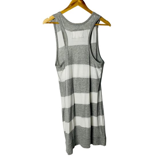 Country Road Size XL Grey White Block Sleeveless Racerback Casual Wear Dress - Picture 5 of 9